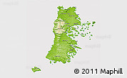 Physical 3D Map of CHILOE, cropped outside