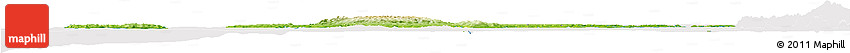 Physical Horizon Map of CHILOE, cropped outside