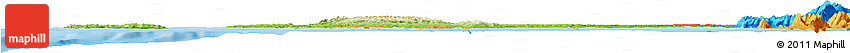 Physical Horizon Map of CHILOE, political outside