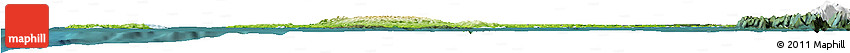 Physical Horizon Map of CHILOE, satellite outside