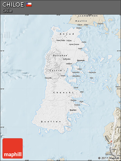 Classic Style Map of CHILOE