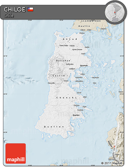Classic Style Map of CHILOE