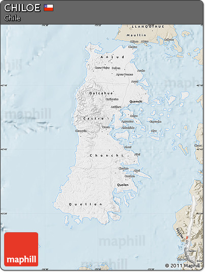 Classic Style Map of CHILOE
