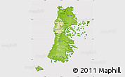 Physical Map of CHILOE, cropped outside