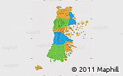 Political Map of CHILOE, cropped outside