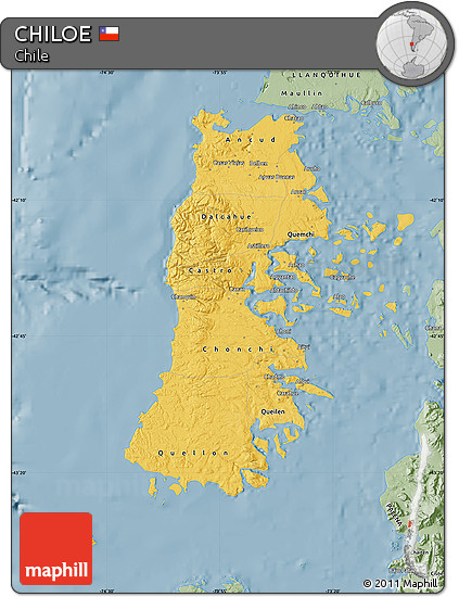 Savanna Style Map of CHILOE