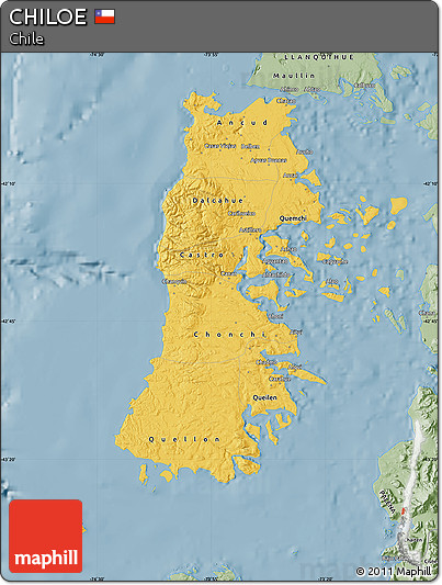 Savanna Style Map of CHILOE