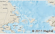 Shaded Relief 3D Map of Quemchi (Is.)