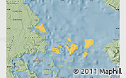 Savanna Style Map of Quemchi (Is.)