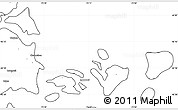 Blank Simple Map of Quemchi (Is.)
