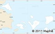 Classic Style Simple Map of Quemchi (Is.)
