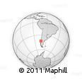 Outline Map of Quemchi