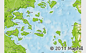 Physical Map of Quinchao (Is.)