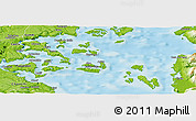 Physical Panoramic Map of Quinchao (Is.)