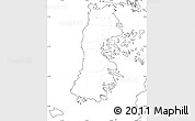 Blank Simple Map of CHILOE, no labels