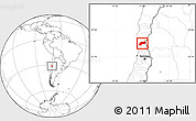 Blank Location Map of Illapel