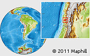 Physical Location Map of Illapel