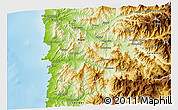 Physical 3D Map of Los Vilos