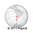 Outline Map of Los Vilos
