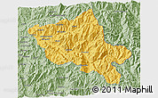 Savanna Style 3D Map of Salamanca