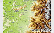 Physical Map of Chimbarongo