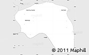 Silver Style Simple Map of Chimbarongo