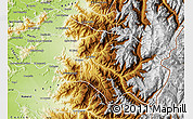 Physical Map of San Fernando