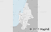 Gray Map of CONCEPCION, single color outside