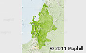 Physical Map of CONCEPCION, lighten