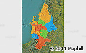 Political Map of CONCEPCION, satellite outside