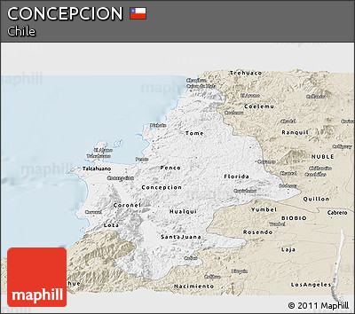 Classic Style Panoramic Map of CONCEPCION