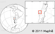 Blank Location Map of Talcahuano