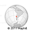 Outline Map of Talcahuano