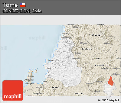 Classic Style 3D Map of Tome
