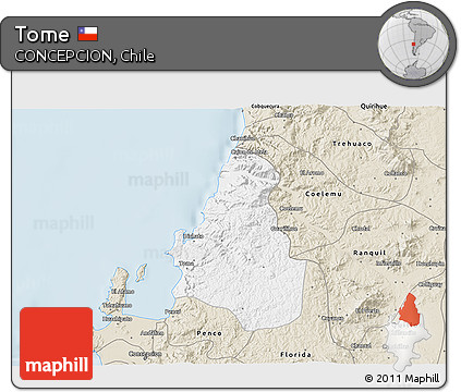 Classic Style 3D Map of Tome