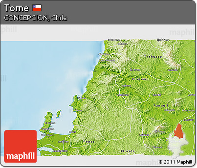 Physical 3D Map of Tome