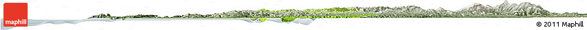 Physical Horizon Map of Tome, semi-desaturated