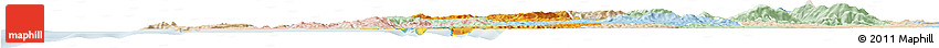 Political Horizon Map of Tome, lighten