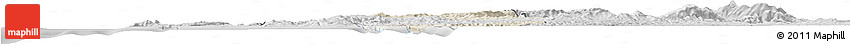 Shaded Relief Horizon Map of Tome, desaturated Shaded Relief Horizon Map of Tome, desaturated