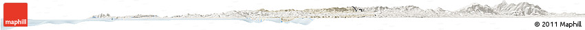 Shaded Relief Horizon Map of Tome, lighten Shaded Relief Horizon Map of Tome, lighten