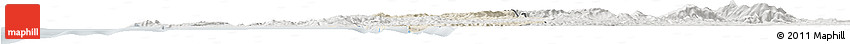 Shaded Relief Horizon Map of Tome, lighten, semi-desaturated Shaded Relief Horizon Map of Tome, lighten, semi-desaturated