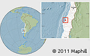 Savanna Style Location Map of Tome, highlighted country, hill shading