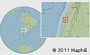 Savanna Style Location Map of Tome, hill shading