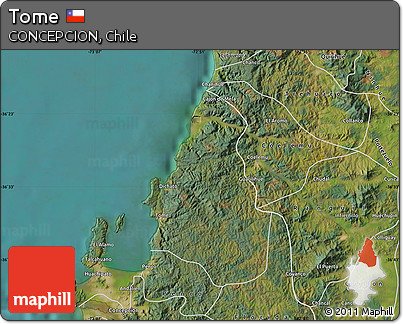 Satellite Map of Tome