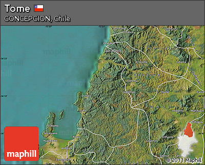 Satellite Map of Tome