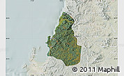 Satellite Map of Tome, lighten