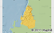 Savanna Style Map of Tome, single color outside