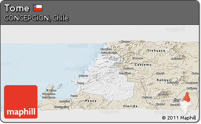 Classic Style Panoramic Map of Tome