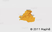Political Panoramic Map of Tome, cropped outside