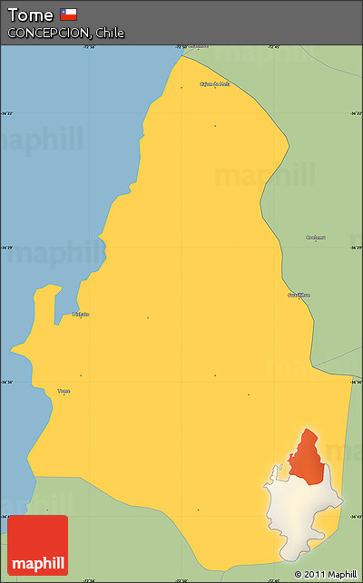 Savanna Style Simple Map of Tome